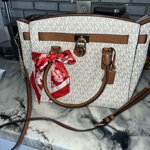 MK Hamilton Logo Satchel